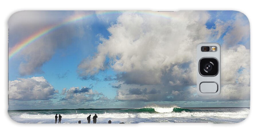 Rainbows Galaxy Case featuring the photograph Rainbow Silhouettes by Sean Davey