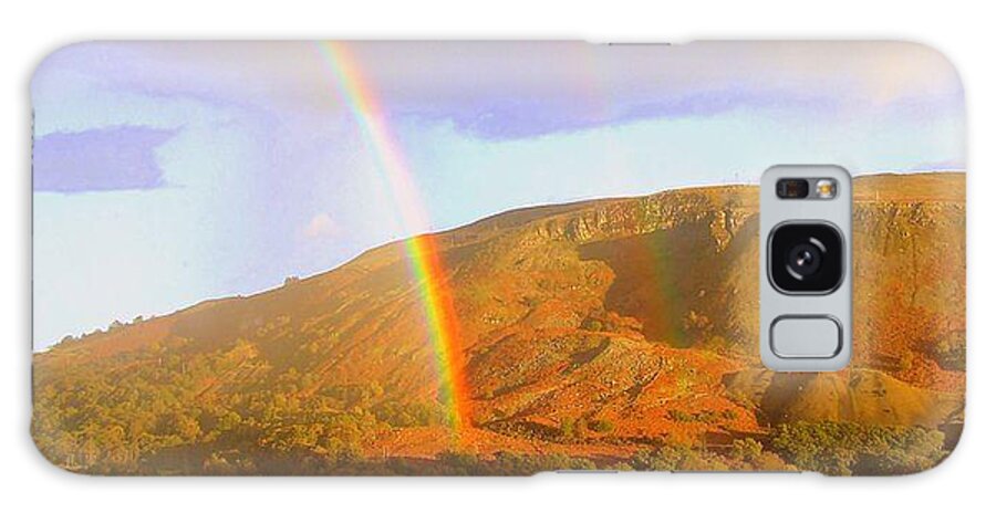 Rainbows Galaxy Case featuring the photograph Rainbow Valley by Rusty Gladdish