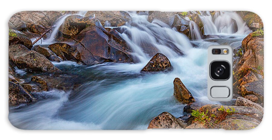 Waterfall Galaxy Case featuring the photograph Rainier Runoff by Darren White