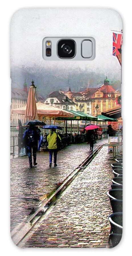 Rain Galaxy S8 Case featuring the photograph Rainy Day in Lucerne by Jim Hill