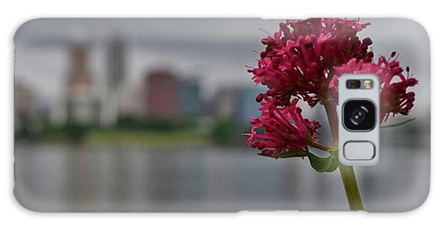  Galaxy Case featuring the photograph Rainy, Gloomy, Beautiful Portland by Mike Warner