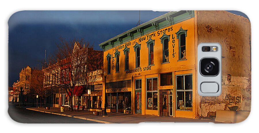 Raton Historic District Galaxy Case featuring the photograph Raton Historic District by Ben Prepelka