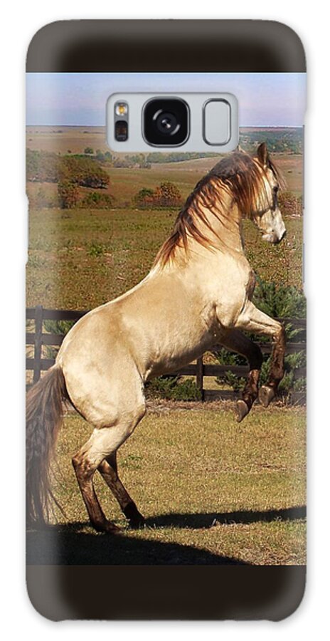 Horse Galaxy S8 Case featuring the photograph Wild At Heart by Barbie Batson