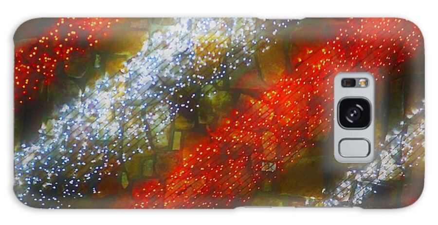 Red Galaxy Case featuring the photograph Red and White by Merle Grenz