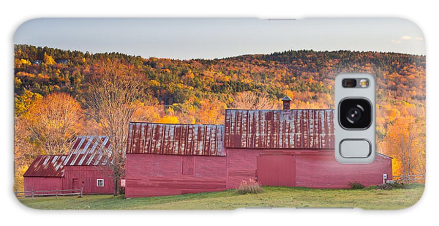 Agriculture Galaxy Case featuring the photograph Red Barns by Susan Cole Kelly