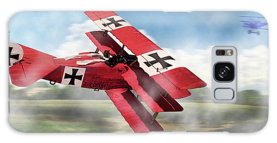 Red Baron Galaxy Case featuring the photograph Red Baron Panorama - Lord of the Skies by Weston Westmoreland