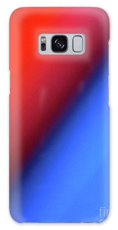 Cml Brown Galaxy Case featuring the photograph Red Blue by CML Brown