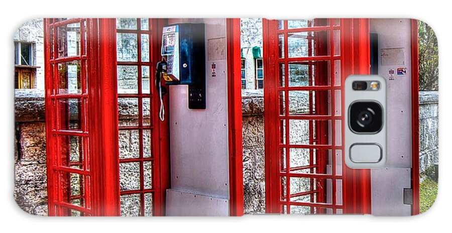 British Galaxy Case featuring the photograph Red Box by Debbi Granruth