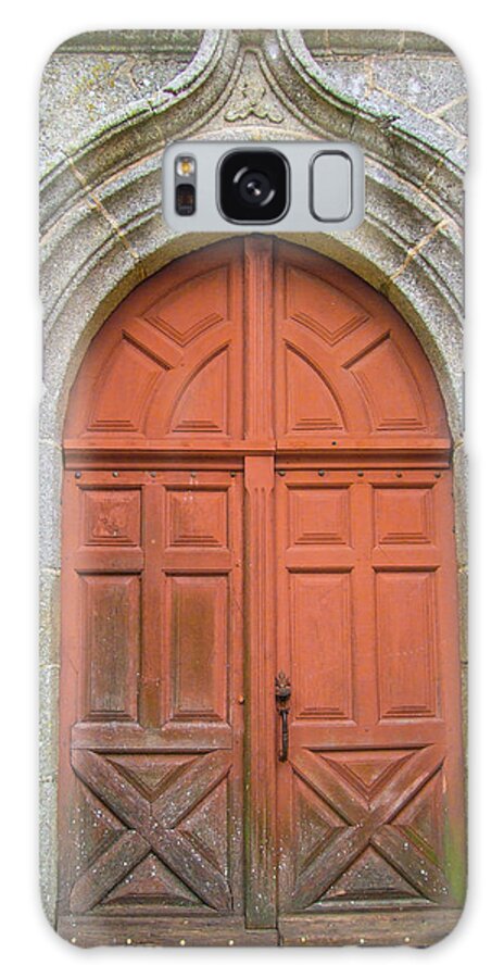 Helen Northcott Galaxy Case featuring the photograph Red Church Door iii by Helen Jackson