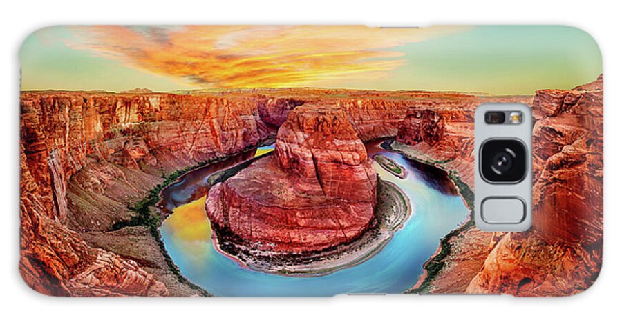 Horseshoe Bend Galaxy Case featuring the photograph Red Planet by Az Jackson