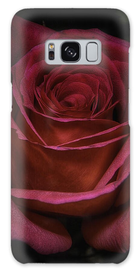 Rose Galaxy S8 Case featuring the photograph Red Red Rose by Judy Hall-Folde