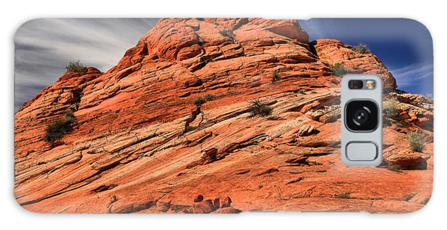 Coyote Buttes North Galaxy Case featuring the photograph Red Rock Mountainscape by Adam Jewell