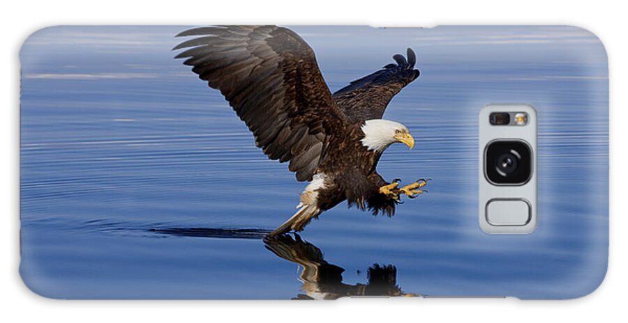 Afternoon Galaxy Case featuring the photograph Reflections of Eagle by John Hyde - Printscapes