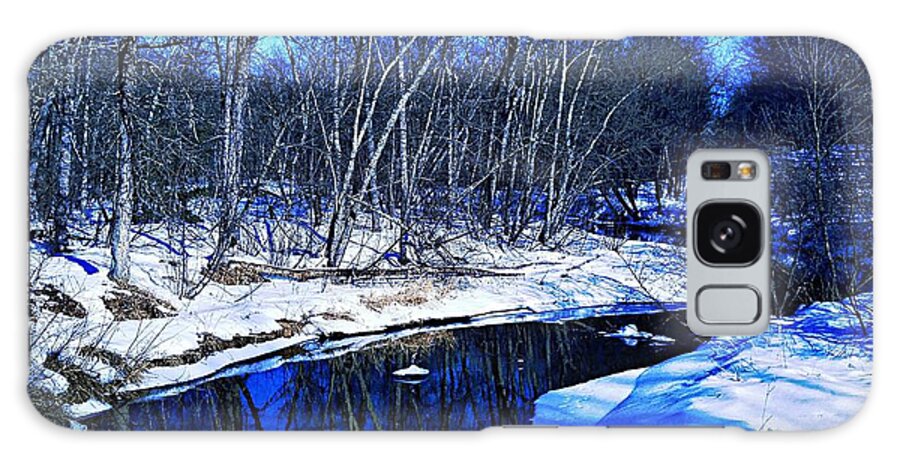 Landscape Galaxy Case featuring the photograph Reflections of Winter by Becky Kurth