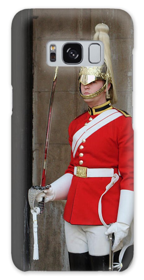 Soldier Galaxy Case featuring the photograph Reflections On The Sword by Adrian Wale