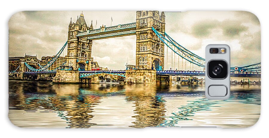 Tower Bridge Galaxy S8 Case featuring the photograph Reflections on Tower Bridge by TK Goforth
