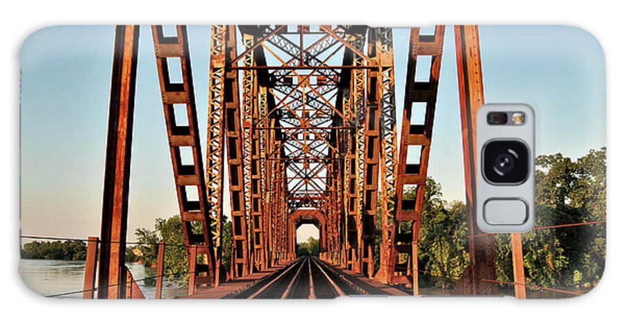 Union Pacific Galaxy Case featuring the photograph Richmond Brazos River Bridge by Nathan Little