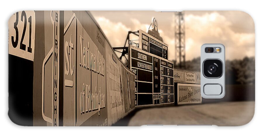 Nastalgic Galaxy Case featuring the photograph Rickwood Field Fence by Mark Peavy