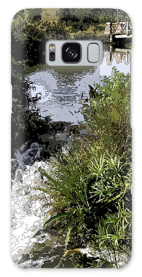 Landscape Galaxy Case featuring the photograph Rill at Sumter LAnding by James Rentz