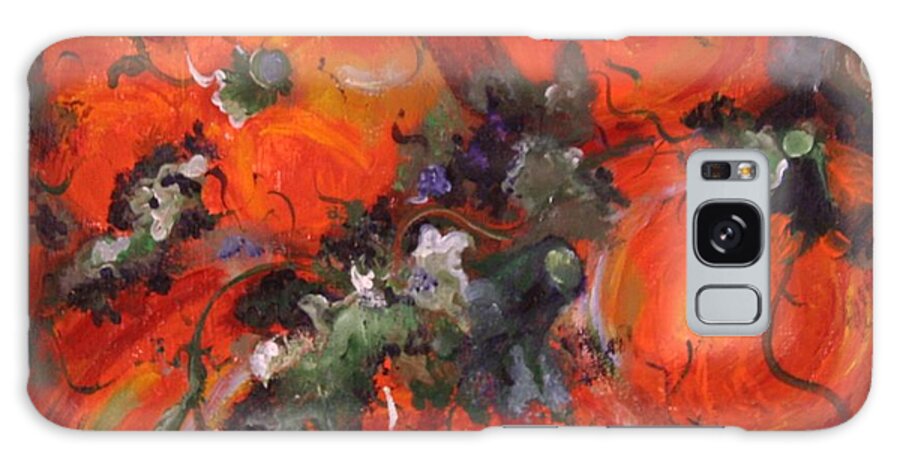 Pumpkins Galaxy Case featuring the painting Ripe For Picking by Marilyn Quigley