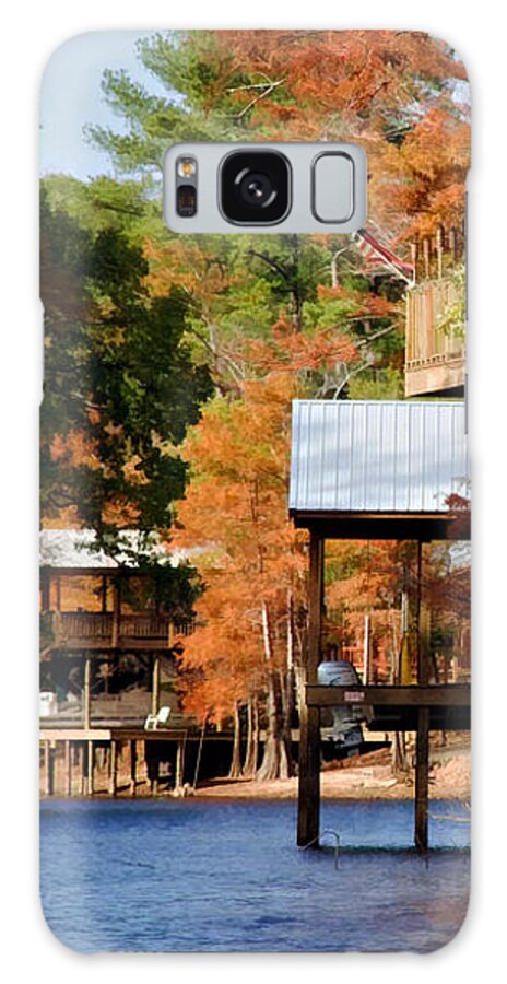 Autumn Galaxy Case featuring the digital art River Front on the Big Cypress by Lana Trussell