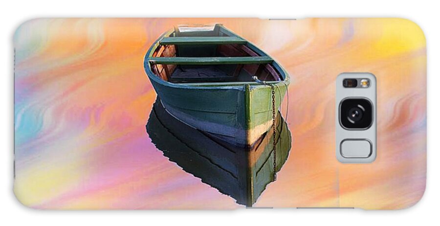 Boat Galaxy Case featuring the photograph River of dreams by Joe Cashin