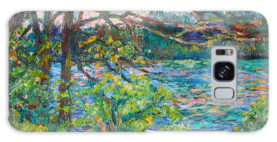 Rivers Galaxy S8 Case featuring the painting Riverview Spring by Kendall Kessler