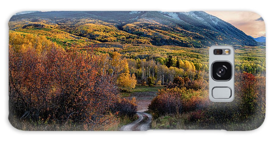 Road Galaxy Case featuring the photograph Road to Autumn by David Soldano