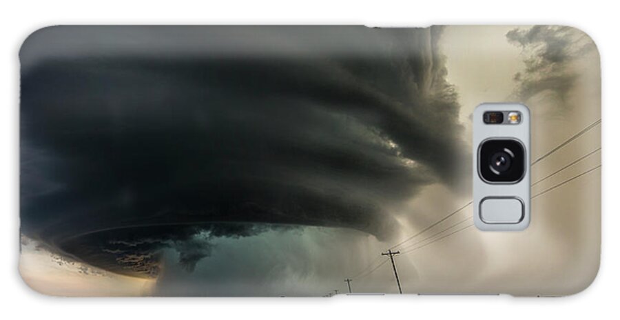 Landscape Galaxy Case featuring the photograph Road to Mesocyclone by Aaron J Groen