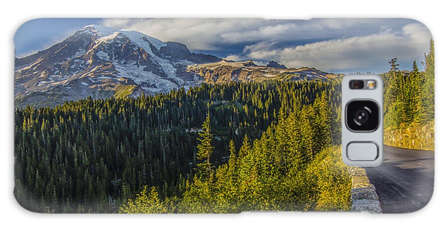 Mt Rainer Galaxy Case featuring the photograph Road to Paradise by Doug Scrima
