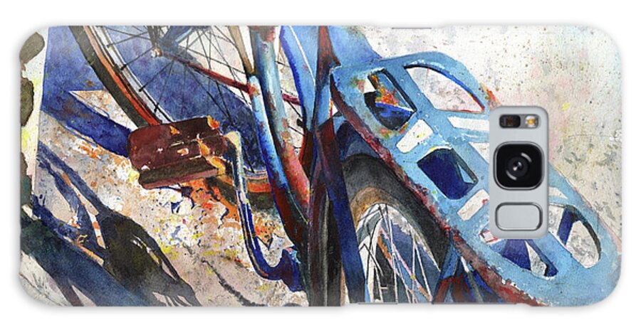 Bicycle Galaxy Case featuring the painting Roadmaster by Andrew King