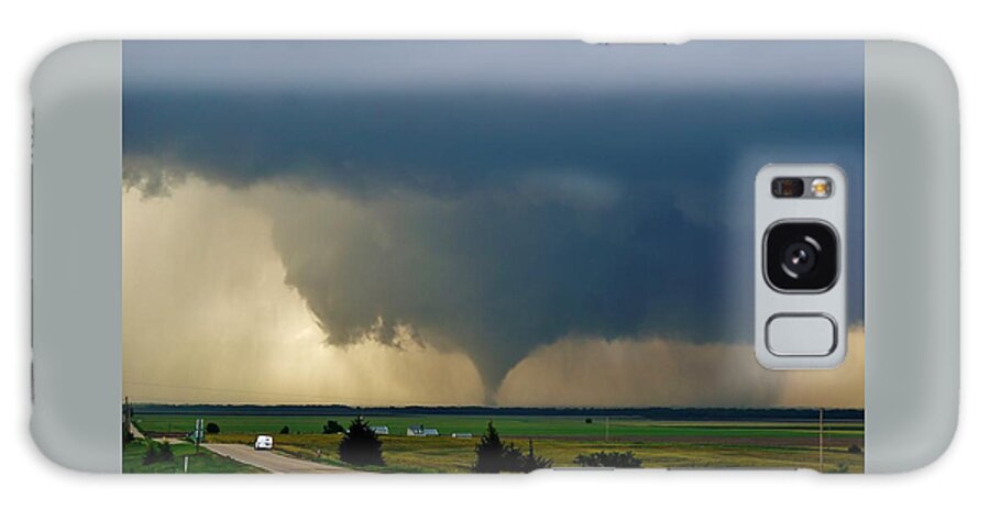 Tornado Galaxy Case featuring the photograph Roadside Twister by Ed Sweeney