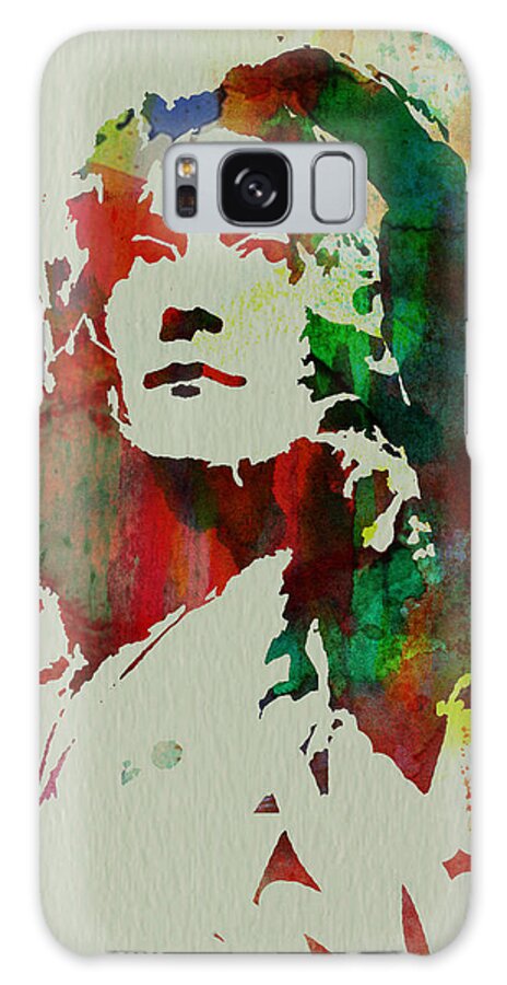 Robert Plant Galaxy Case featuring the painting Robert Plant by Naxart Studio
