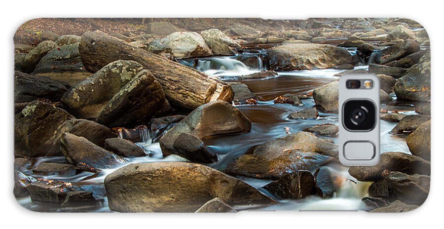 Water Galaxy Case featuring the photograph Rock Creek by Ed Clark