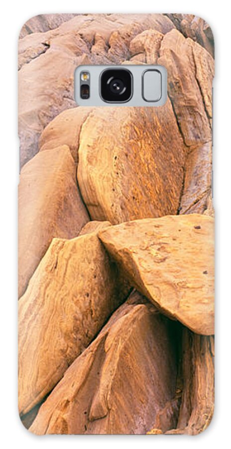 Photography Galaxy Case featuring the photograph Rock Formations At The Coast, Montana by Panoramic Images