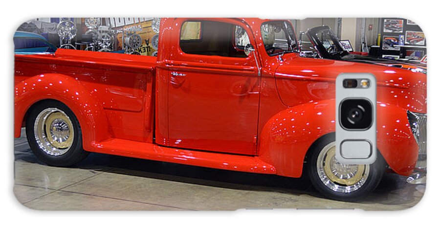 Grand National Roadster Show Galaxy Case featuring the photograph Rocked Ford Pickup by Bill Dutting