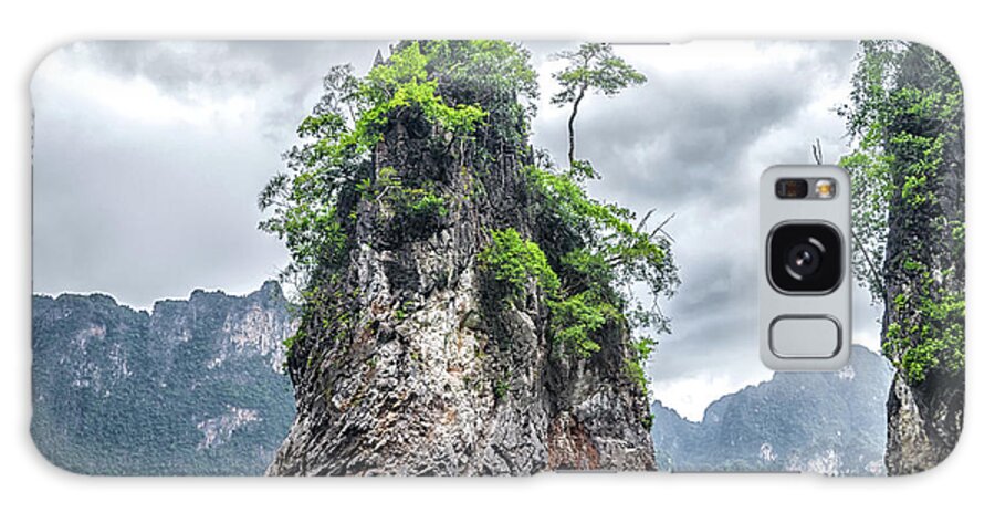 Michelle Meenawong Galaxy S8 Case featuring the photograph Rocks At Khao Sok by Michelle Meenawong