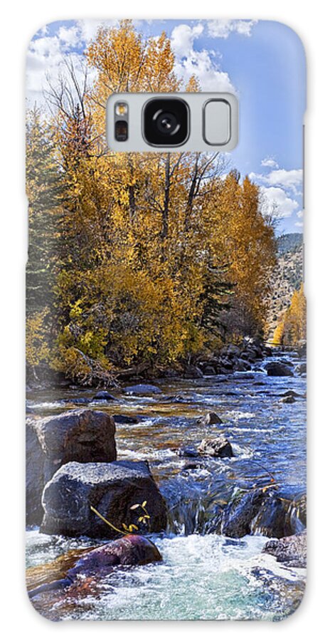 Stream Galaxy Case featuring the photograph Rocky Mountain Water by Kelley King