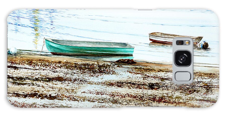 Rocky Neck Galaxy Case featuring the painting Rocky Neck Runabout Skiff by Paul Gaj