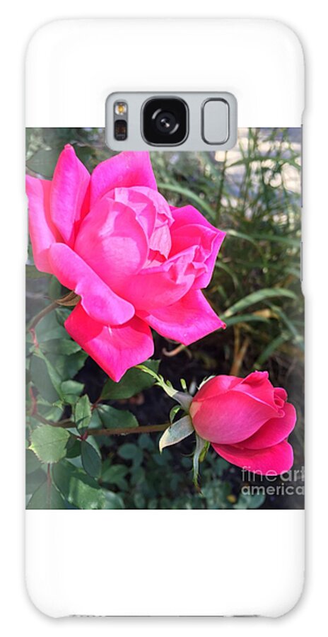 Rose Galaxy Case featuring the photograph Rose Duet by CAC Graphics