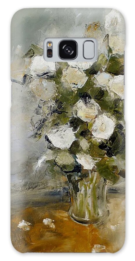 Roses Galaxy Case featuring the painting Rosen by Karina Plachetka