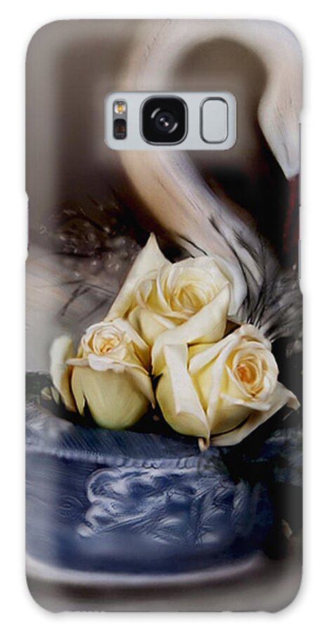 Roses Galaxy S8 Case featuring the painting roses for Susan by Bonnie Willis