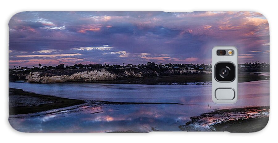 Back Bay Galaxy Case featuring the photograph Rosy Dawn by Pamela Newcomb