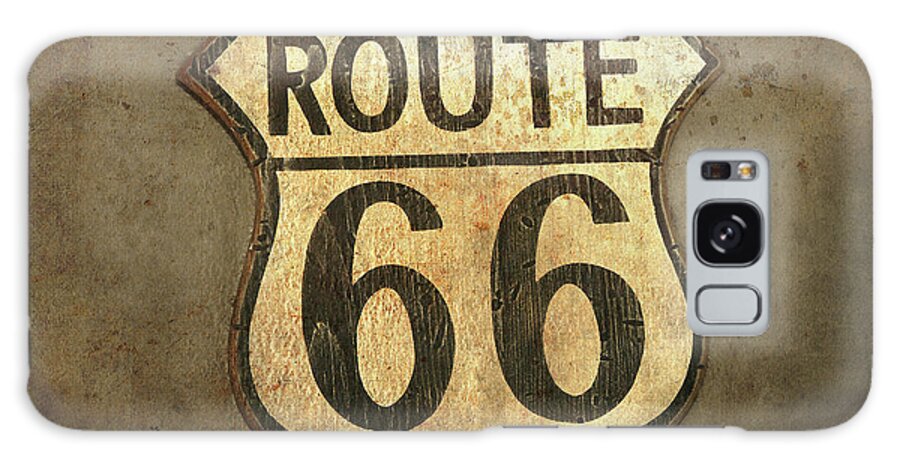 Sign Galaxy Case featuring the photograph Route 66 Sign by Teresa Zieba