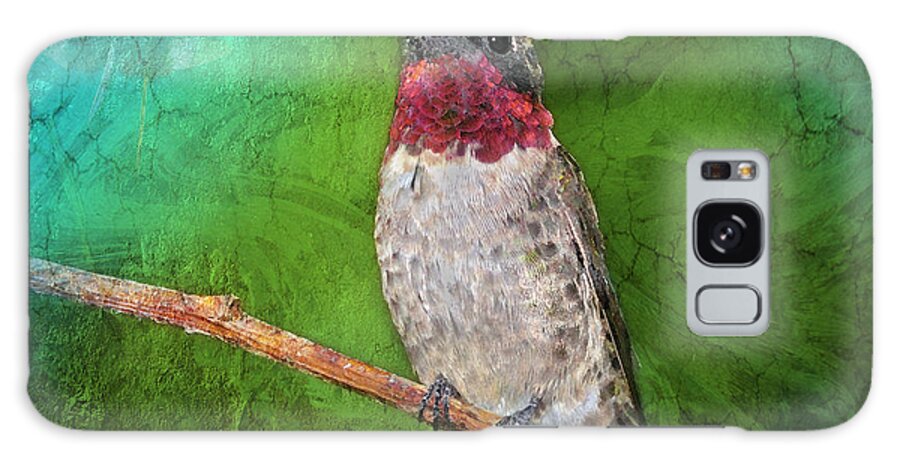Ruby-throated Hummingbird Galaxy Case featuring the photograph Ruby Throated Hummingbird by Betty LaRue
