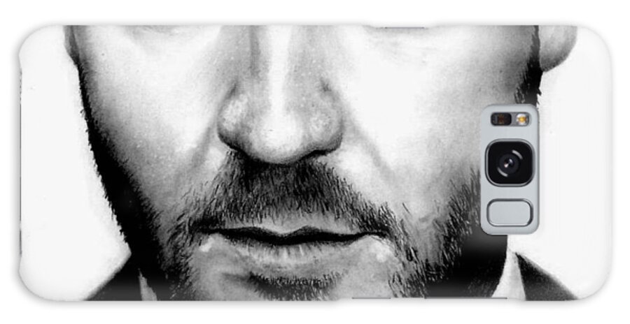 Russell Crowe Galaxy Case featuring the drawing Russell Crowe by Rick Fortson