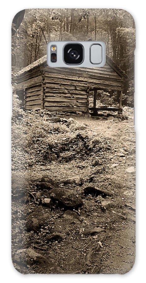 Rustic Galaxy Case featuring the photograph Rustic Cabin by Larry Bohlin