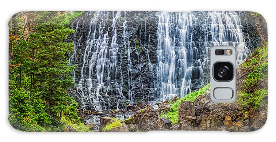 National Park Galaxy S8 Case featuring the photograph Rustic Falls by Rikk Flohr