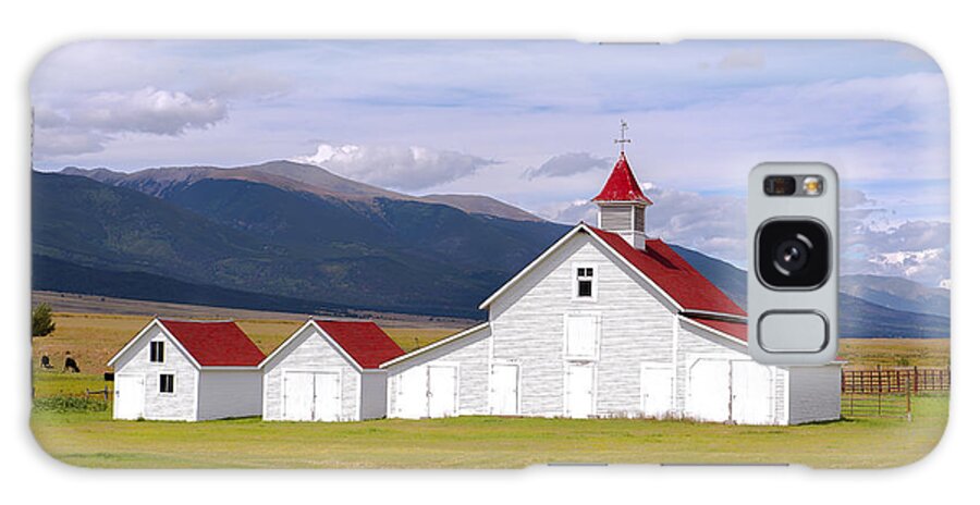 Ranch Galaxy Case featuring the photograph Rustic Farm Setting by Tim Reaves