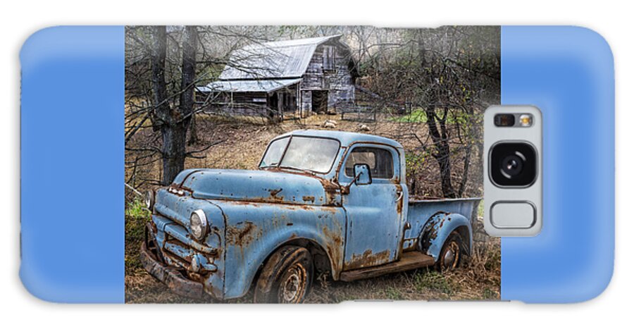 1950s Galaxy Case featuring the photograph Rusty Blue Dodge by Debra and Dave Vanderlaan